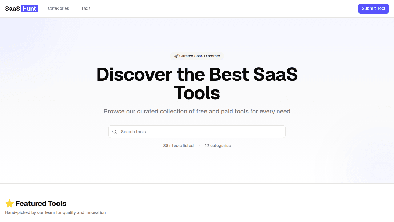 SaaSHunt - Product Image