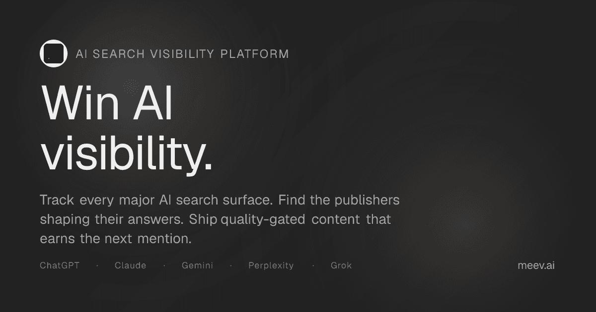 Meev AI Visibility Tool - Product Image