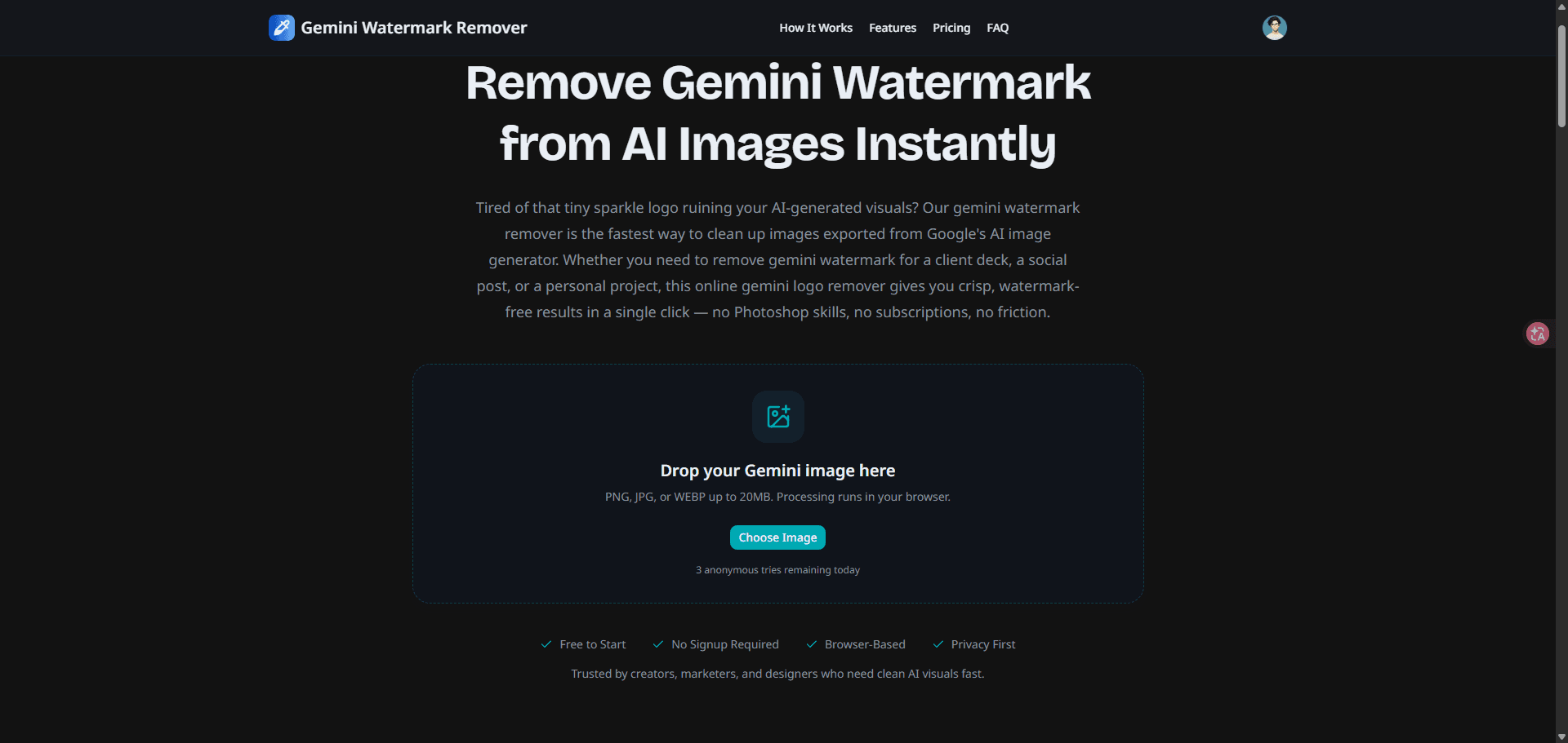 Gemini Watermark Remover - Product Image