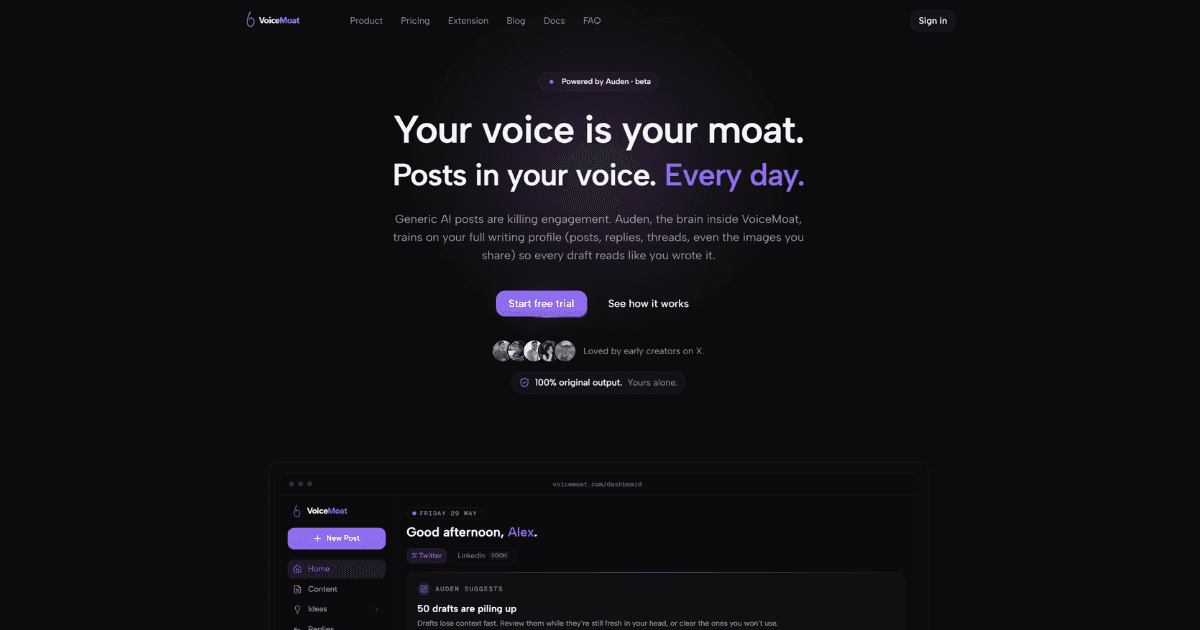 VoiceMoat - Product Image