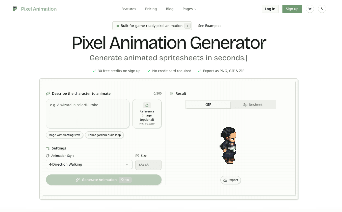 Pixel Animation Generator - Product Image