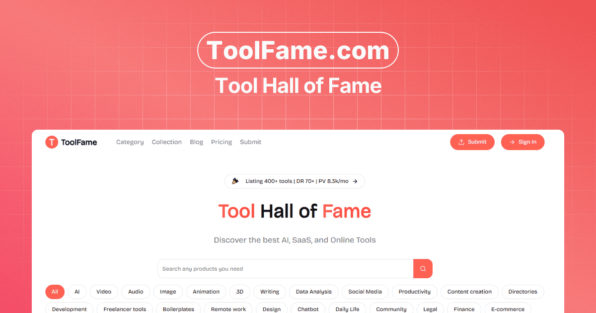 ToolFame - Product Image