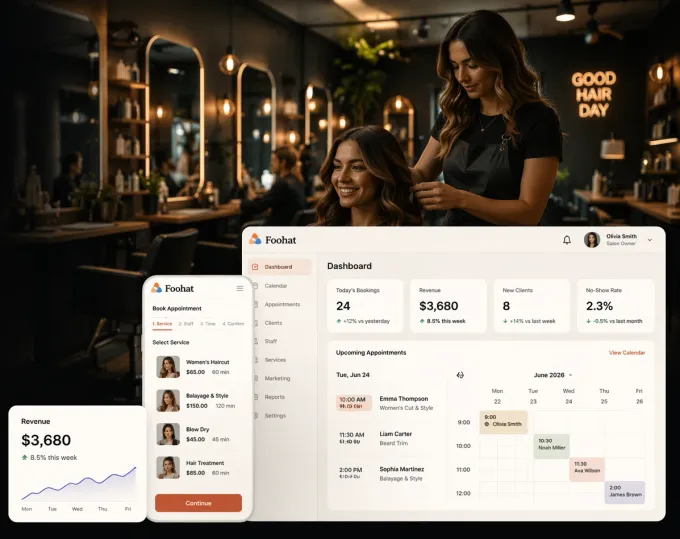 Foohat Salon Software - Product Image
