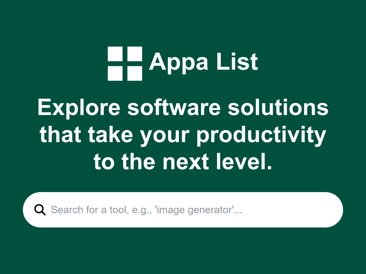 Appa List - Product Image