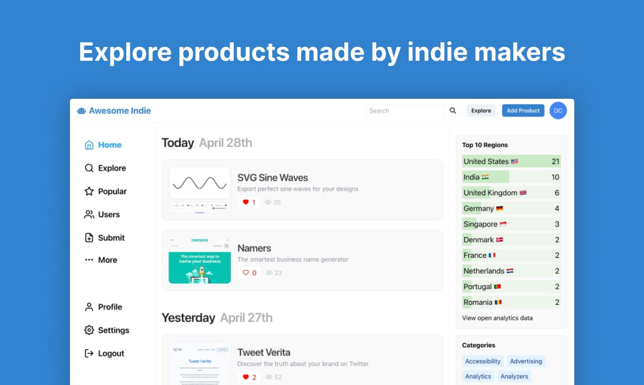 Awesome Indie - Product Image