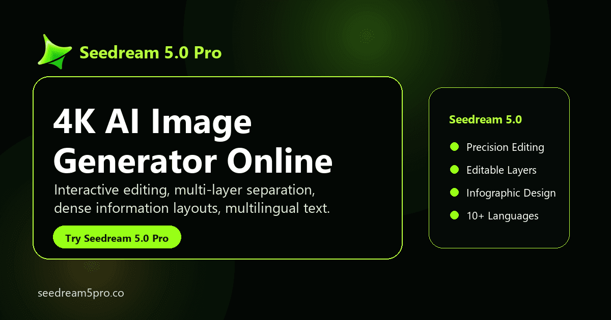 Seedream 5.0 Pro Online - Product Image