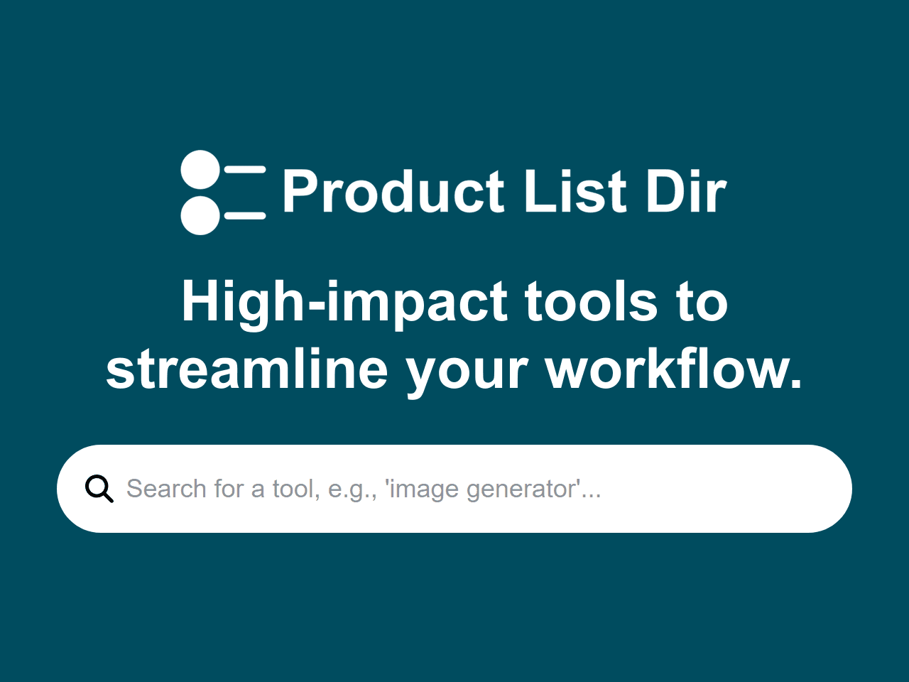 Product List Dir - Product Image