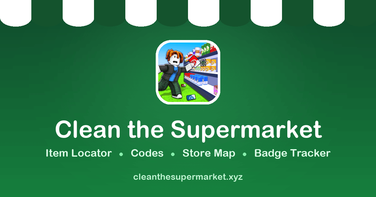Clean the Supermarket Tools - Product Image