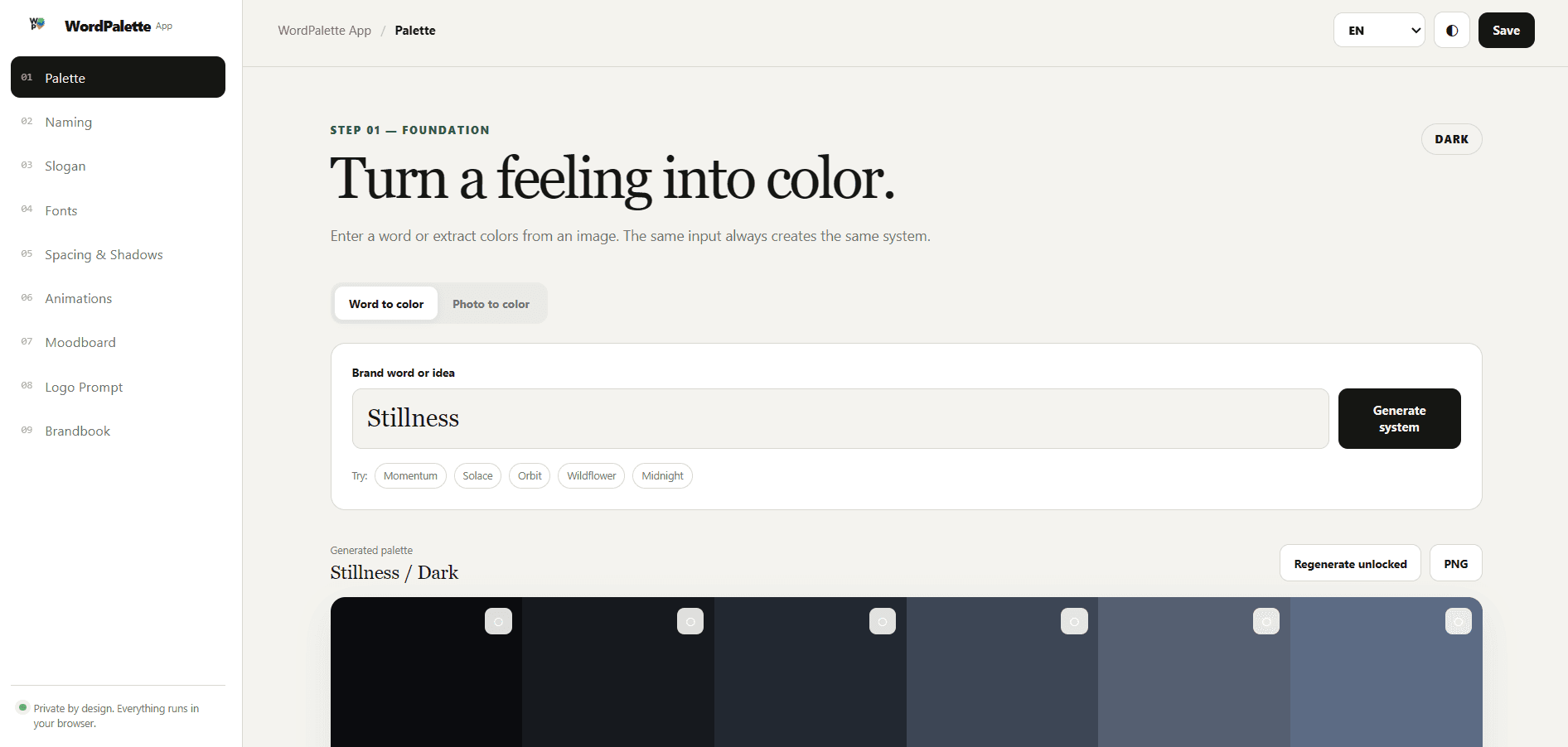 WordPalette App - Product Image