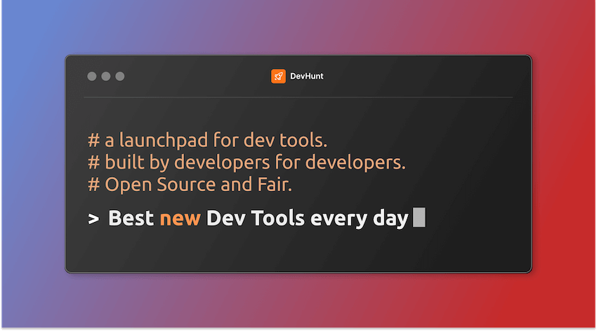 Devhunt - Product Image