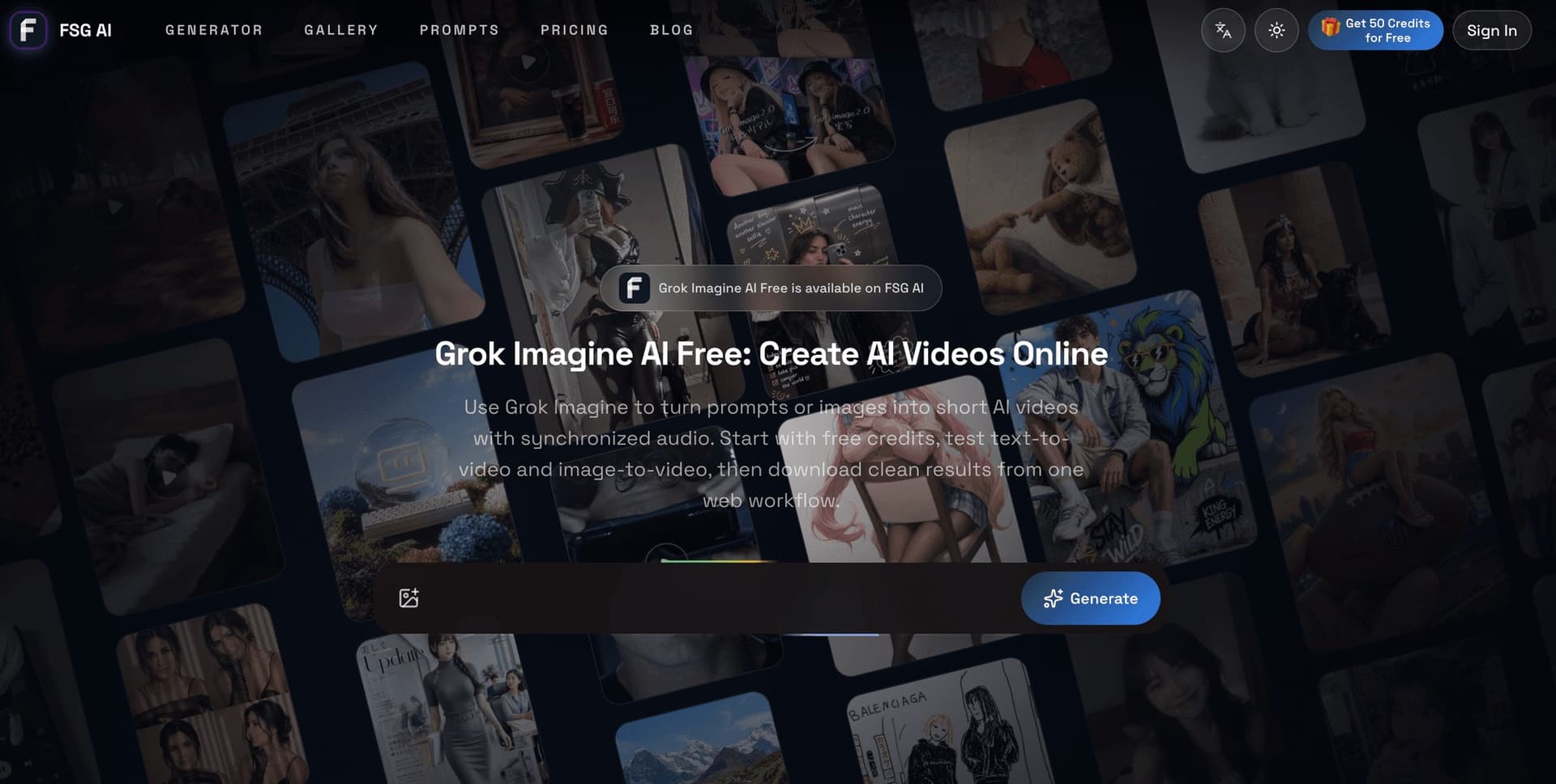 Grok Imagine AI Free - Product Image