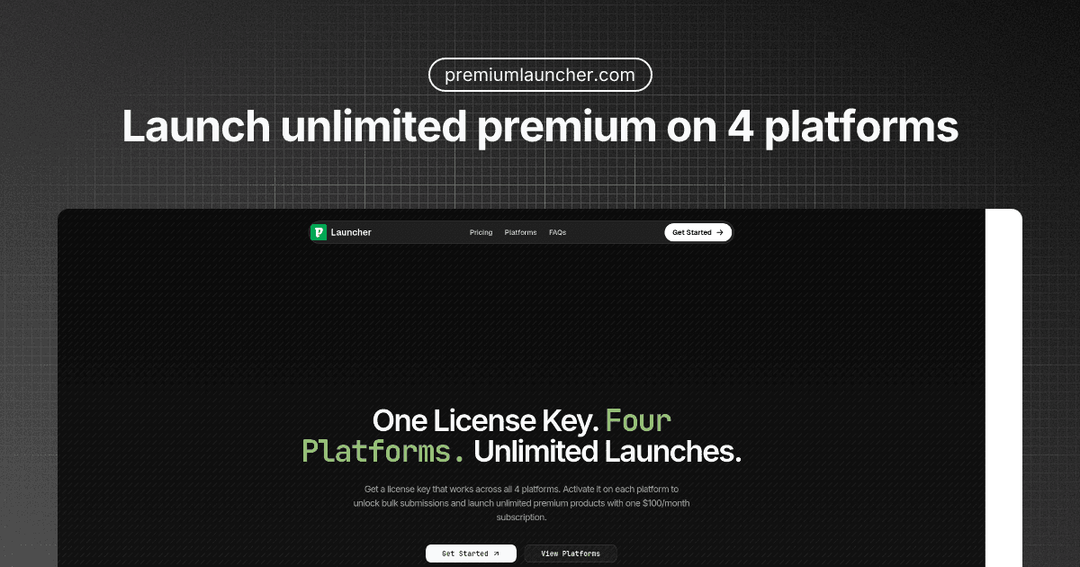 Premium Launcher - Product Image
