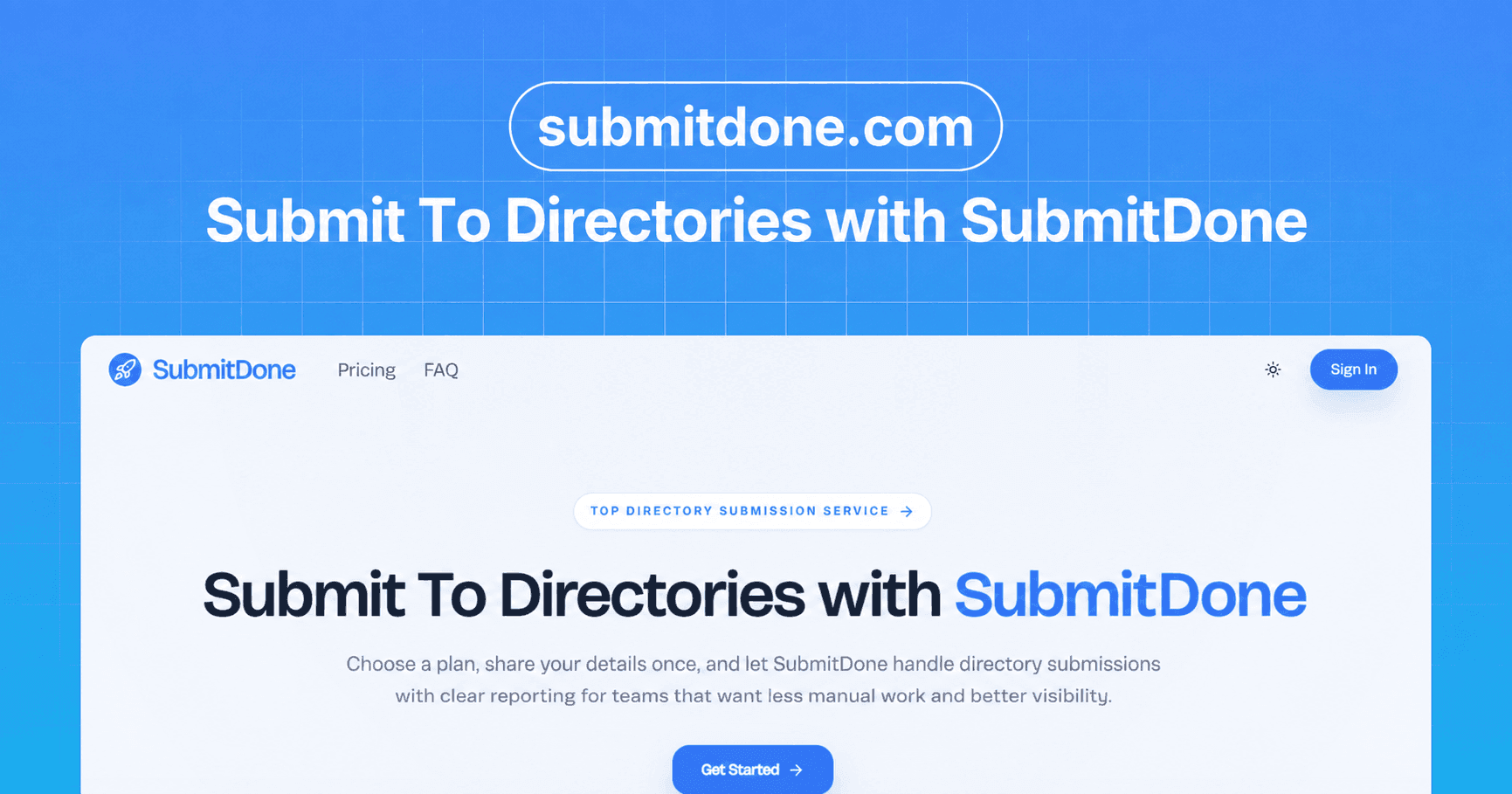 SubmitDone - Product Image