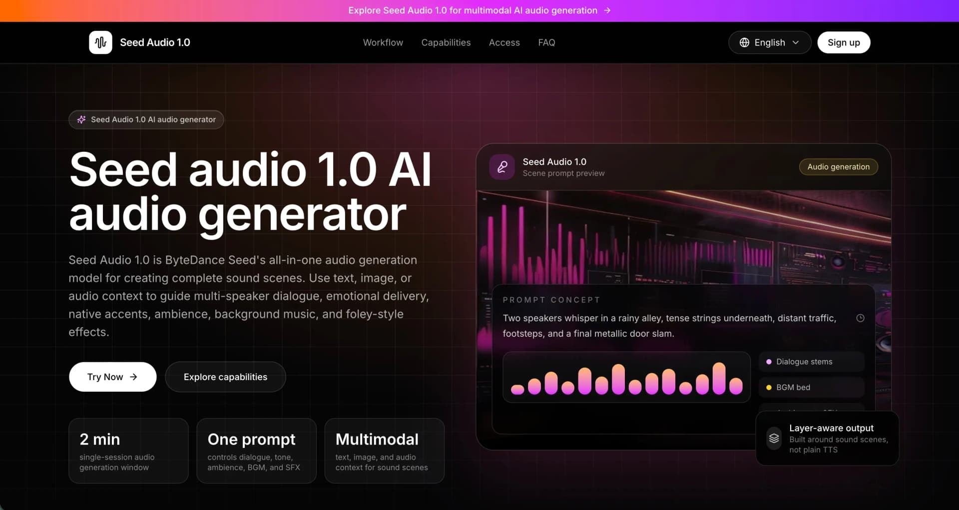 Seed audio 1.0 - Product Image