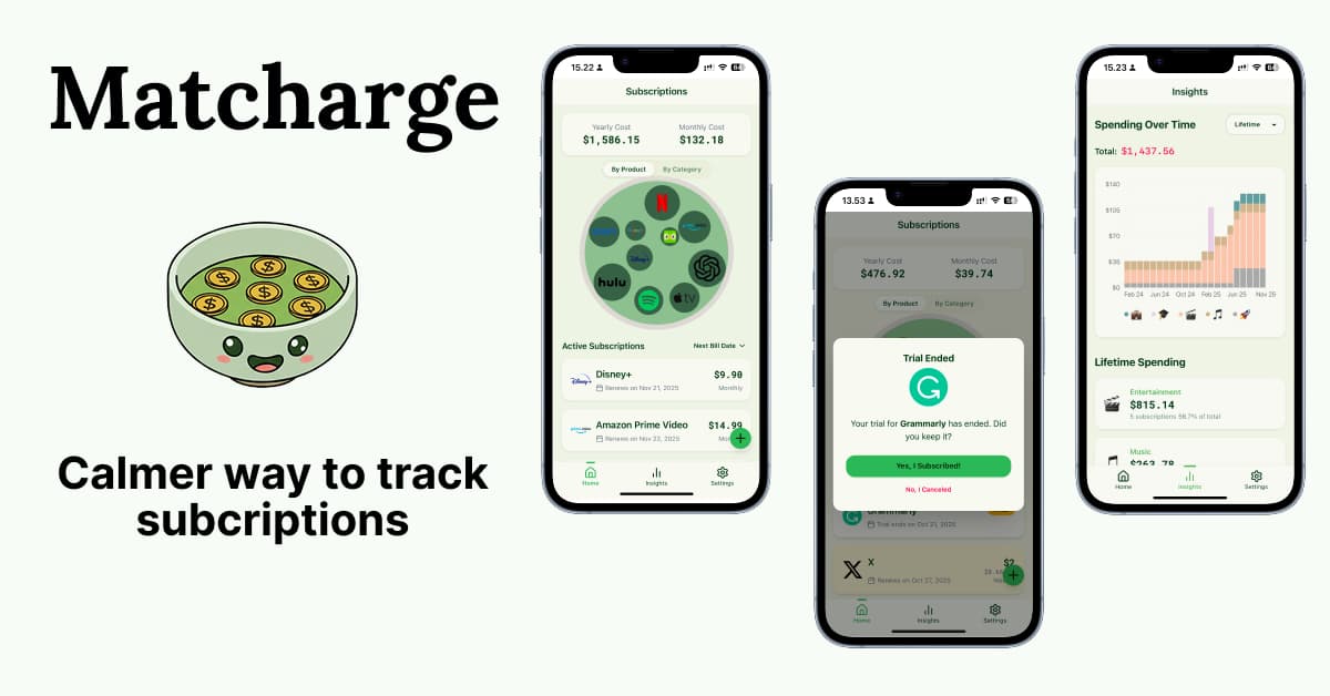 Matcharge - Product Image