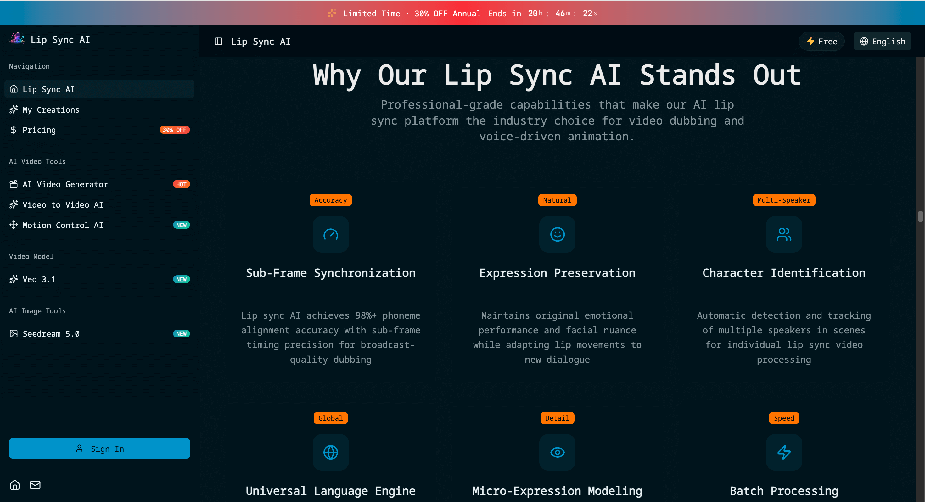 Lip Sync AI - Product Image