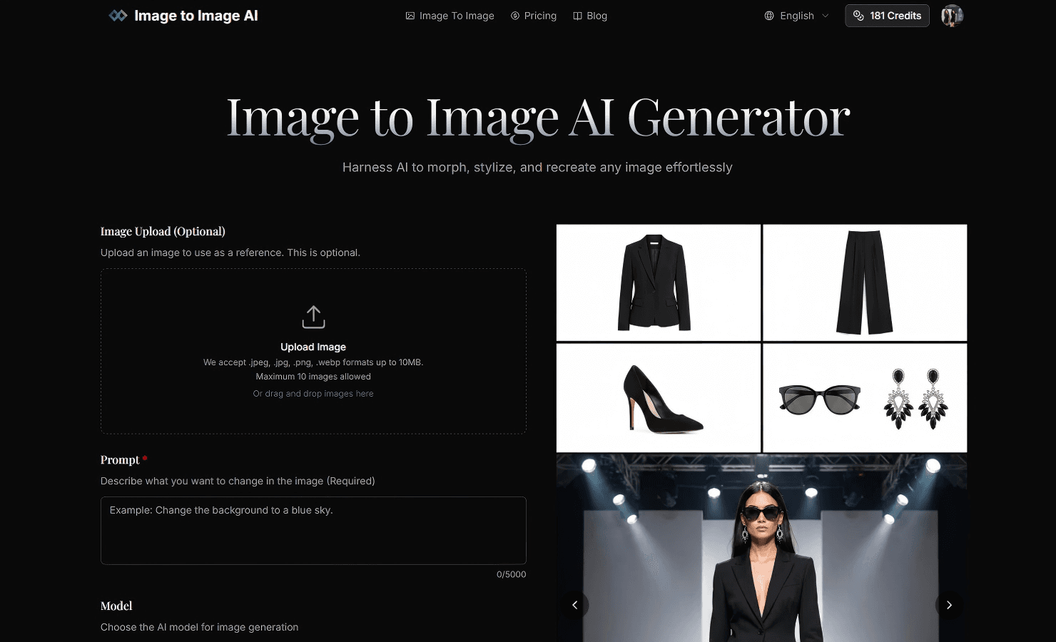 Image to Image AI - Product Image
