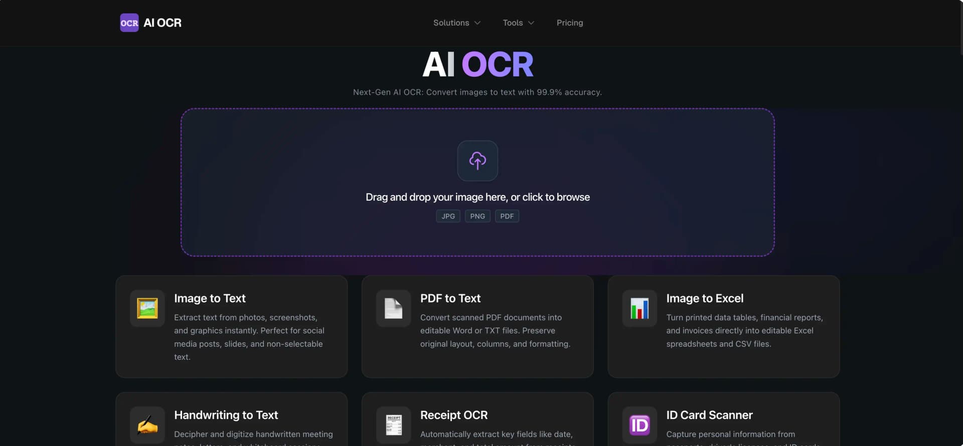 Free Online AI OCR - Product Image