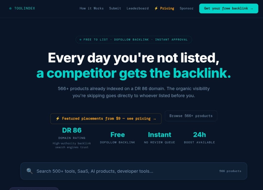 ToolIndex - Product Image