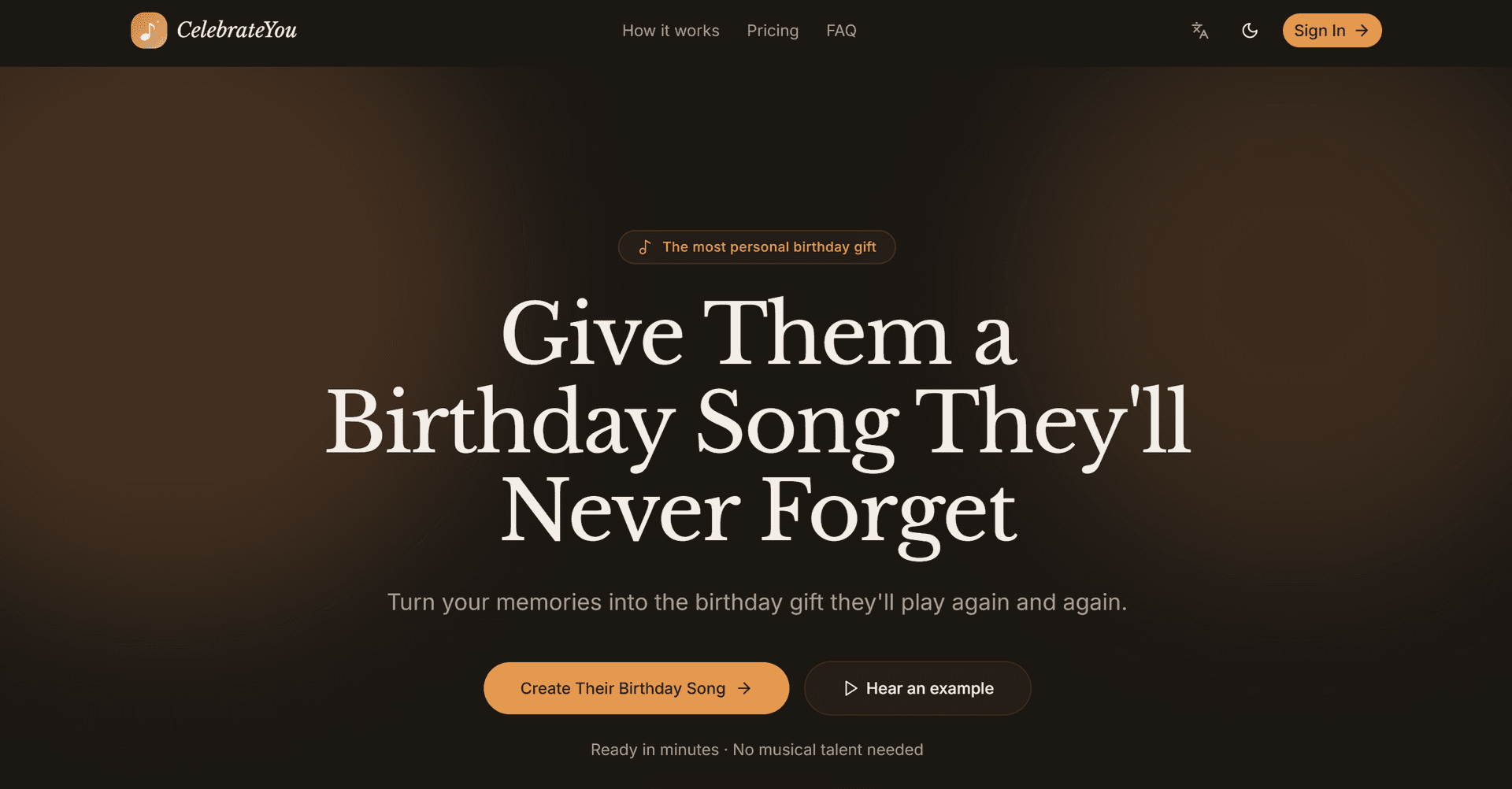 Personalized Birthday Songs — CelebrateYou - Product Image