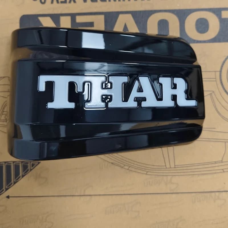 Mahindra Thar Mirror Cover with LED Black & Carbon - Product Image