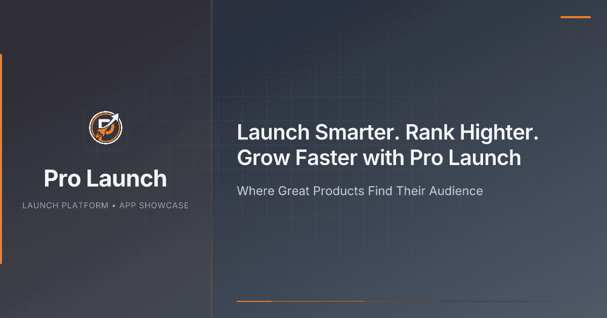 Pro Launch - Product Image
