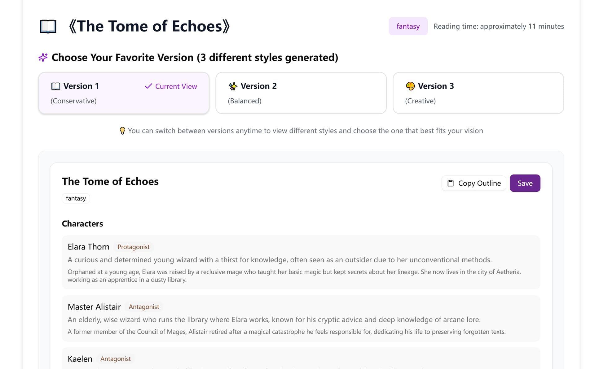 AI Story Generator - Product Image