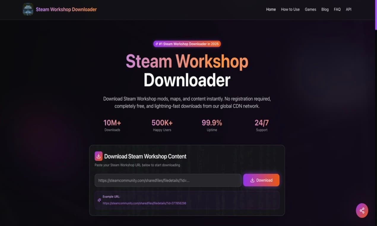 Steam Workshop Downloader logo