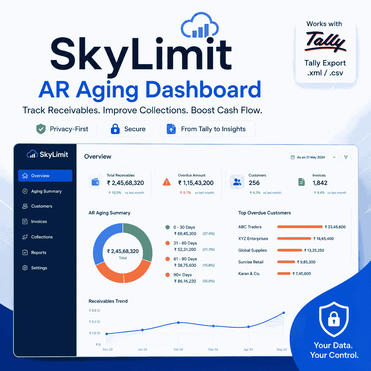 Skylimit AR Aging Dashboard logo