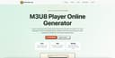 M3U8 Player Online Logo