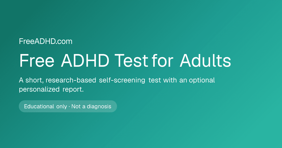 ADHD Test - Product Image