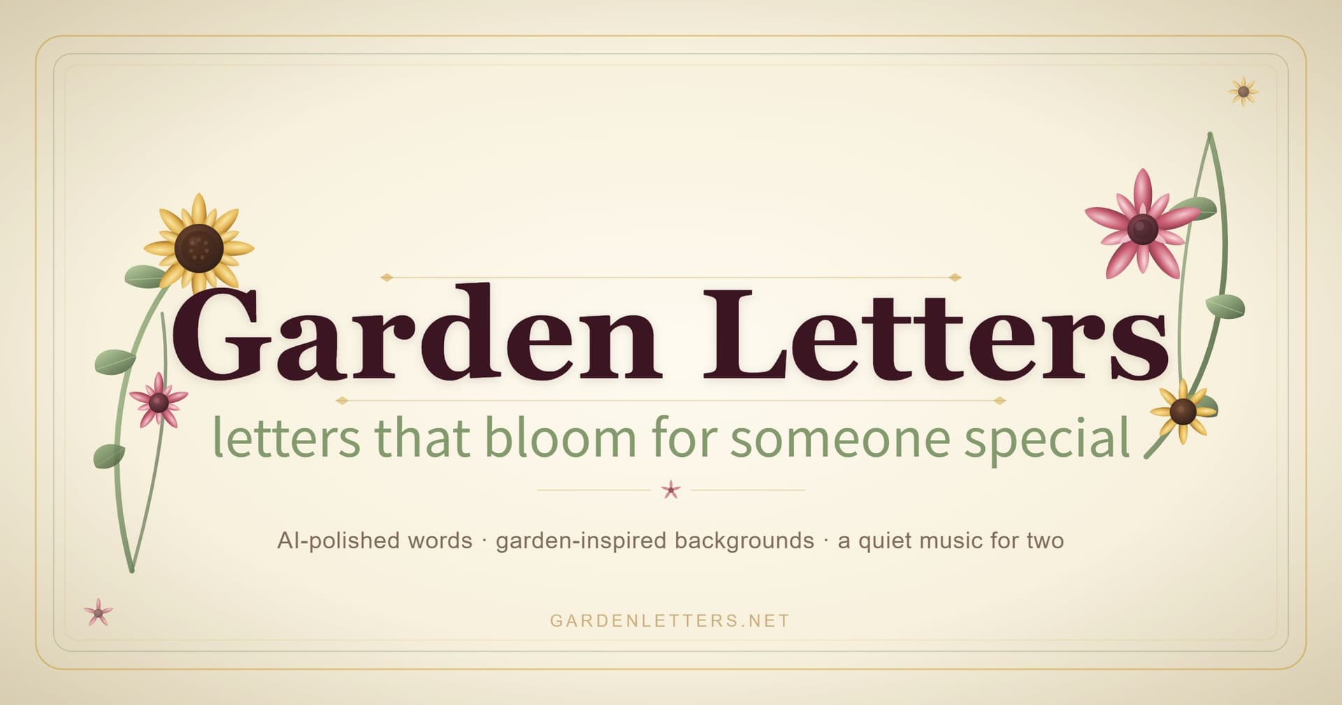Garden Letters - Product Image