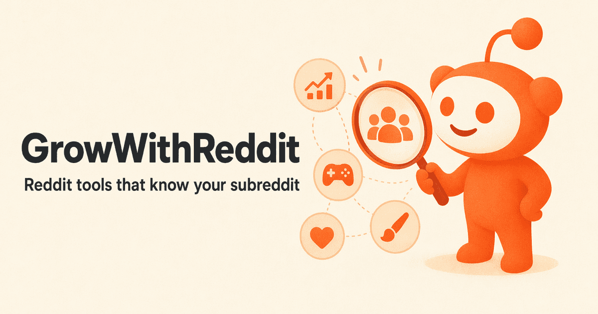 GrowWithReddit - Product Image