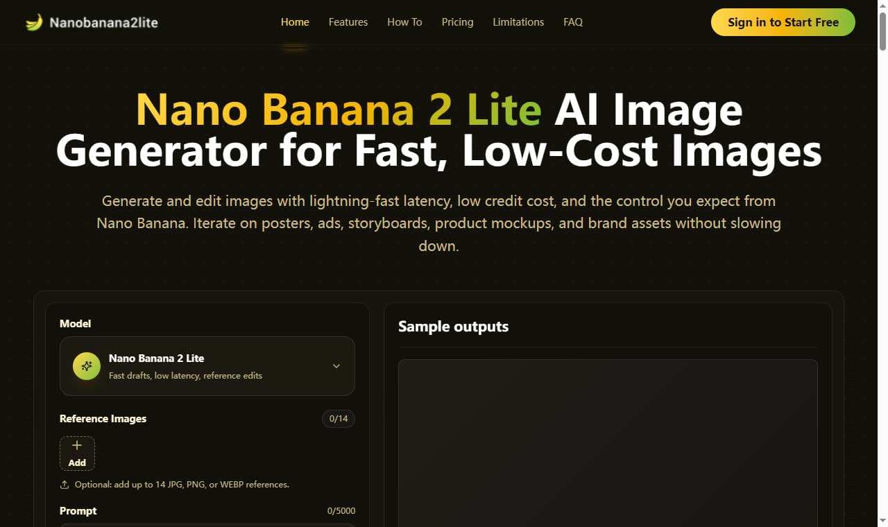 Nano Banana 2 Lite - Product Image