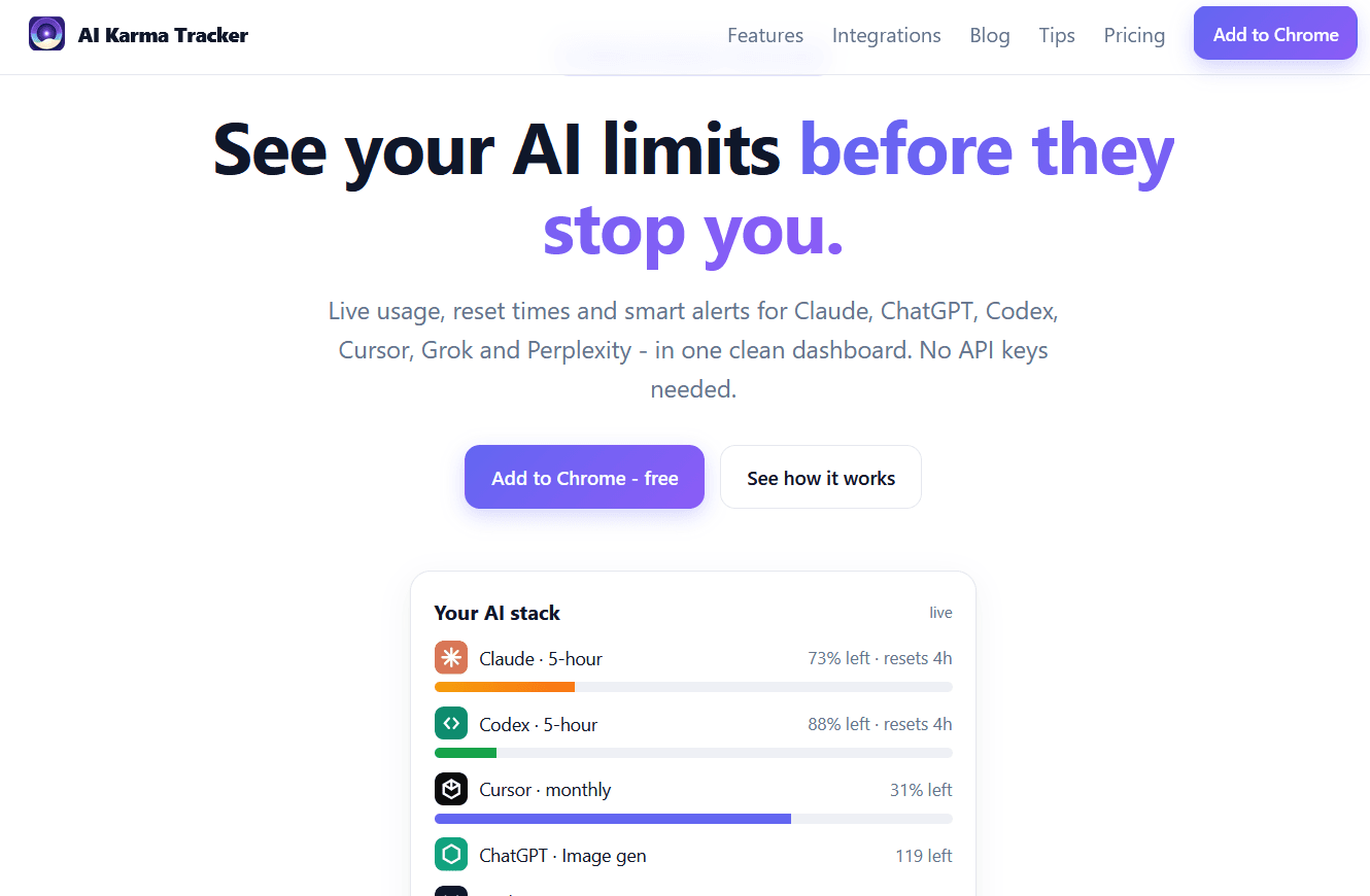 AI Karma Tracker - Product Image