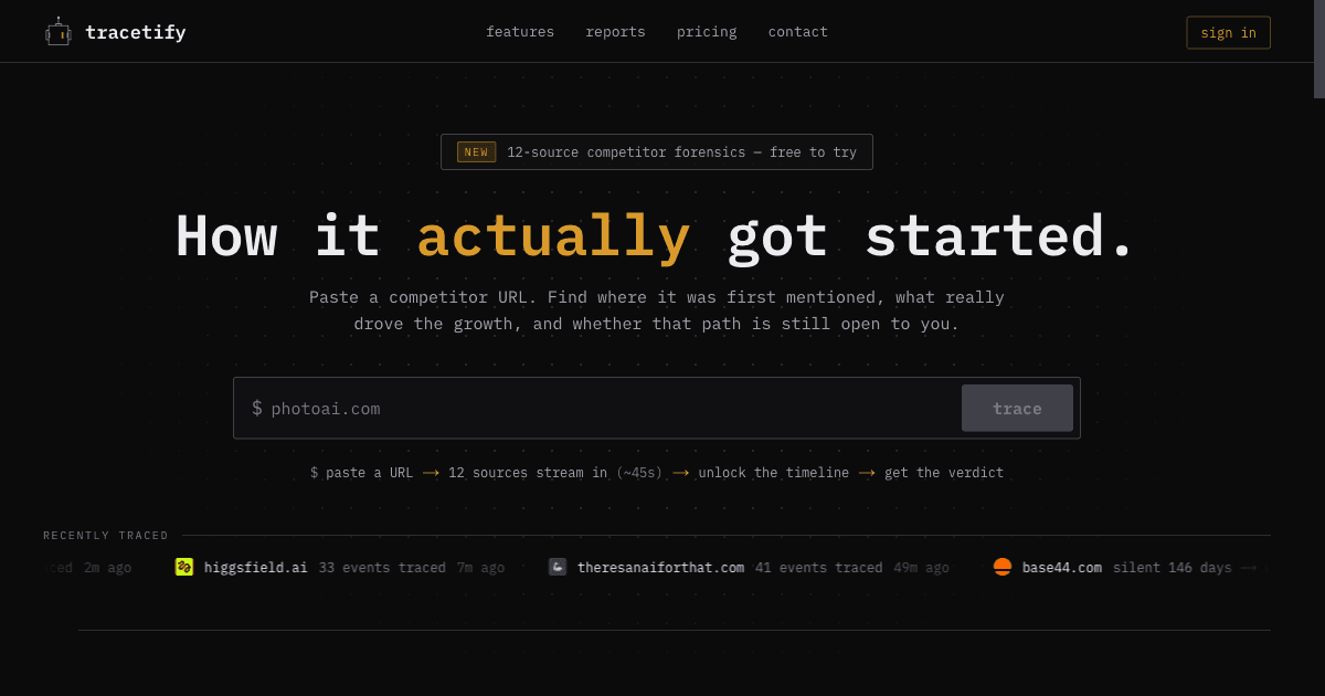 Tracetify - Product Image