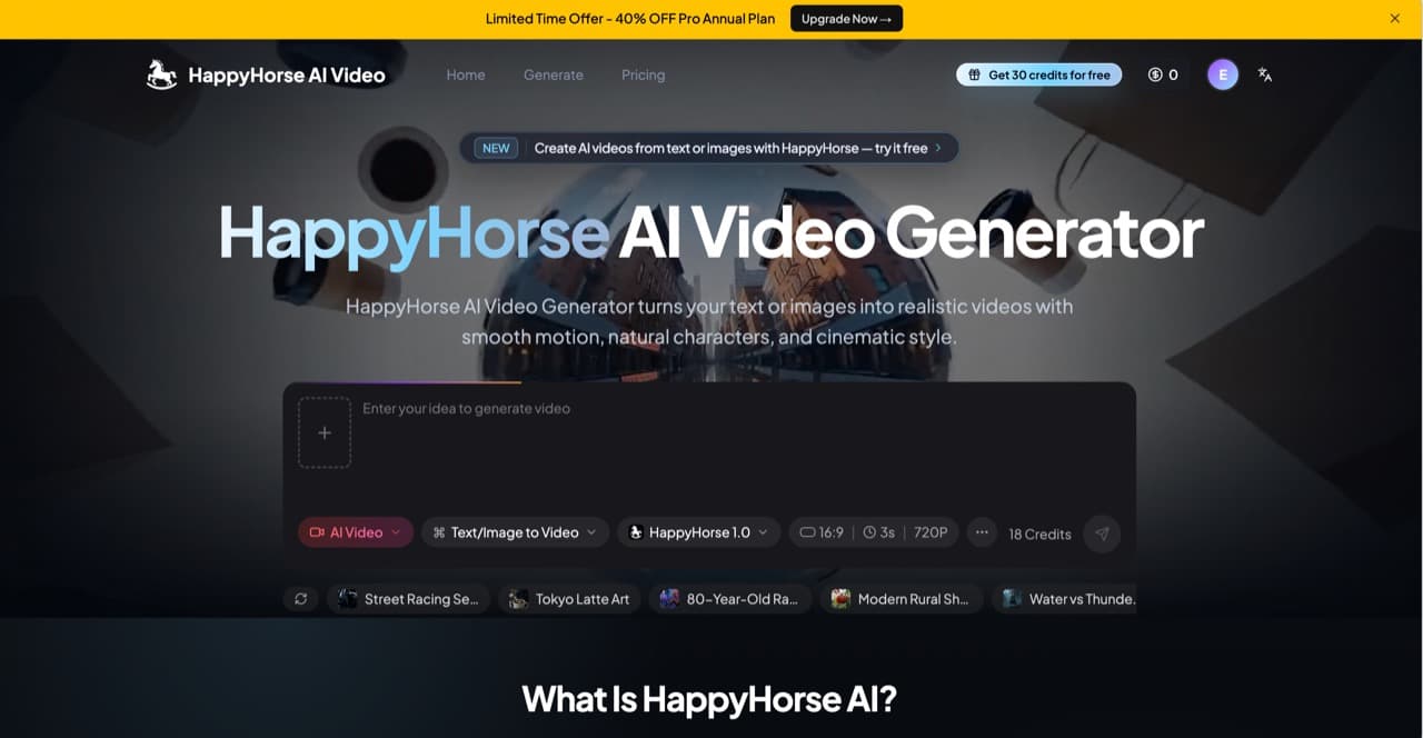 HappyHorse AI Video - Product Image