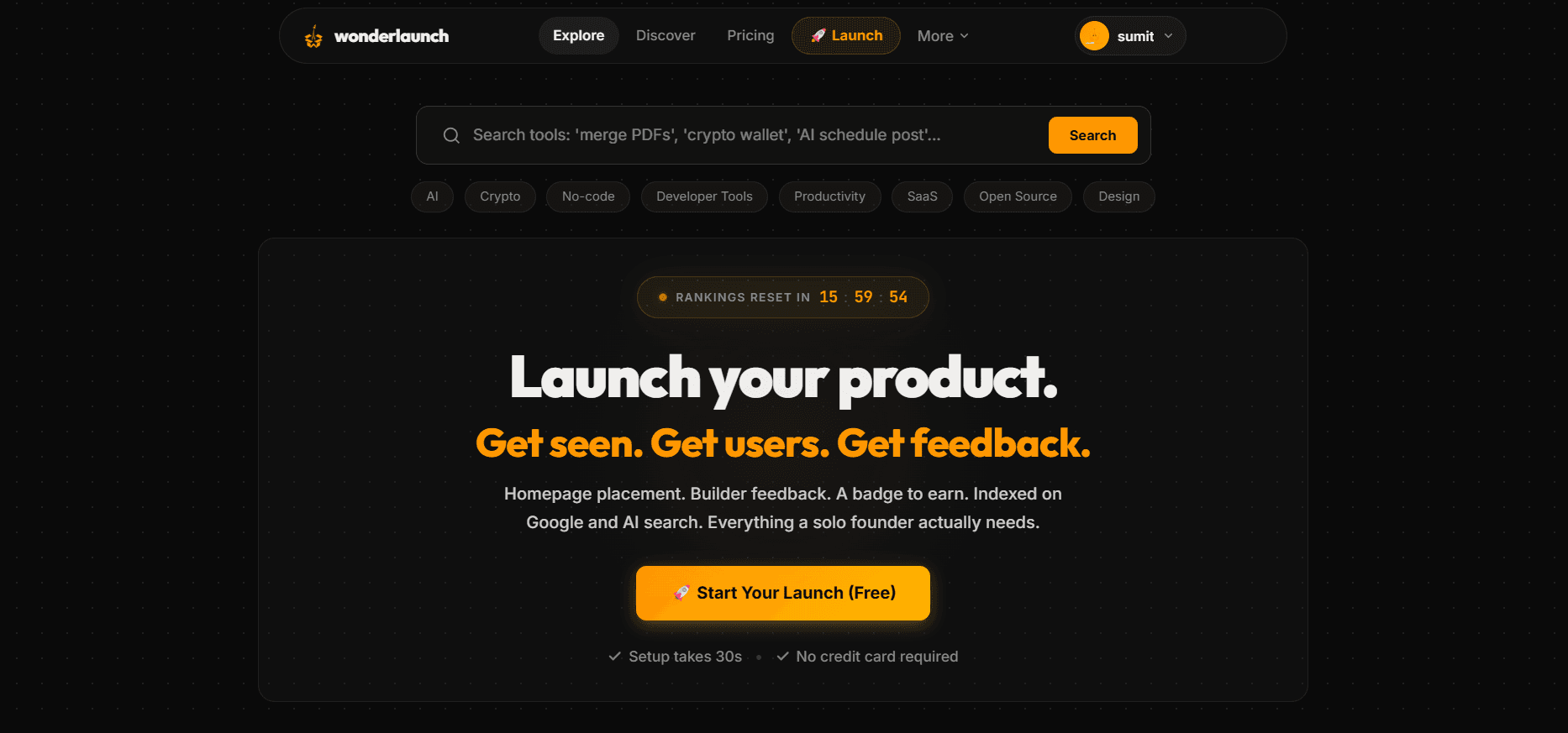 WonderLaunch - Product Image