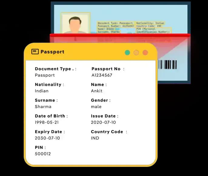 Passport OCR API - Product Image