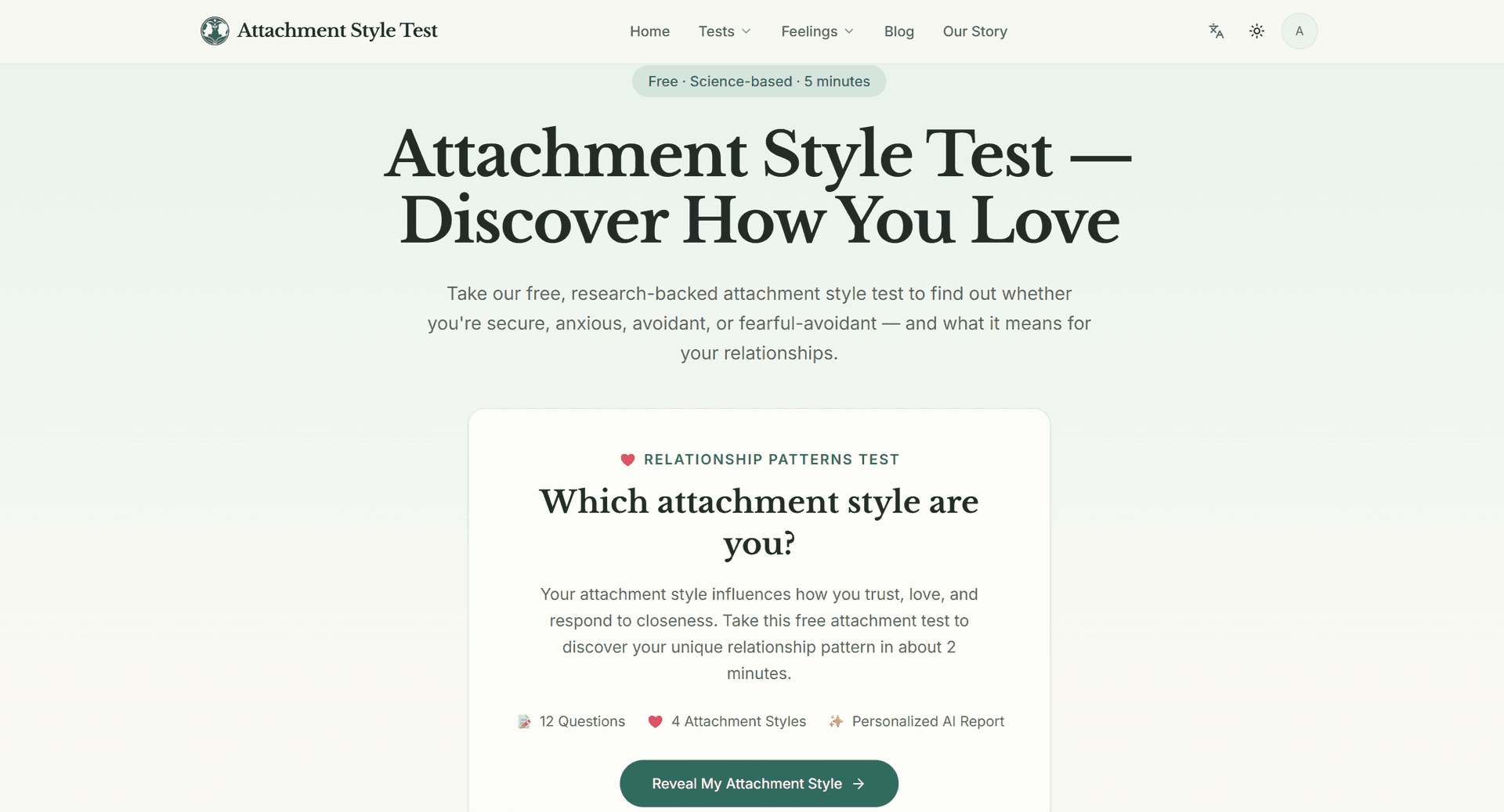 Attachment Style Test & Quiz - Product Image