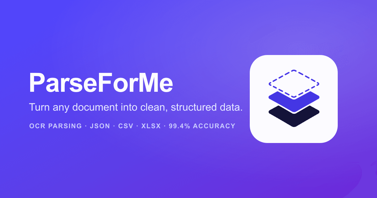 ParseForMe - Product Image