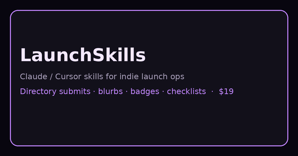 LaunchSkills - Product Image
