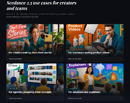 Seedance 2.5 AI Video Generator - Product Image