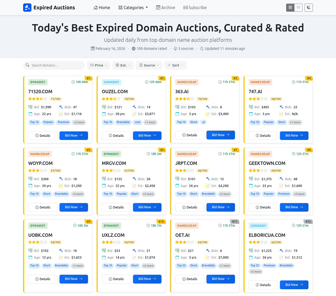 Expired Auctions - Product Image