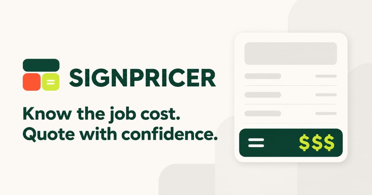 SignPricer - Product Image